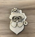 St. Nick Head Wood Blank Ornament