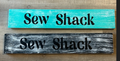 Sew Shack Wood Sign - Large