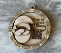 Santa - Santa Tracker Round Ornament Blank