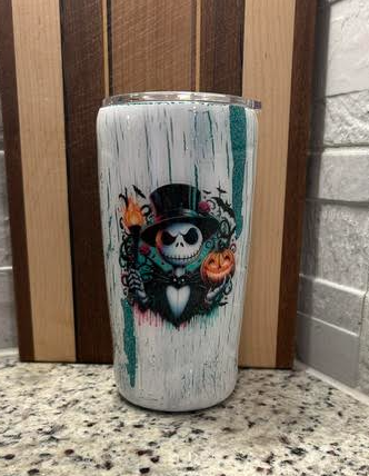 Jack Skellington Turquoise Epoxy Tumbler - Hogg Brand