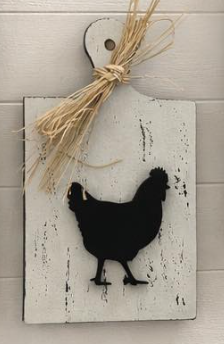 Decorative Cutting Board - Chicken