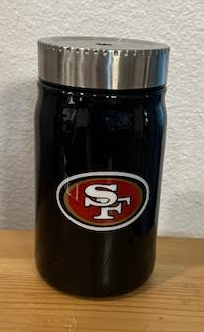 Football - Red and Gold Epoxy Tumbler