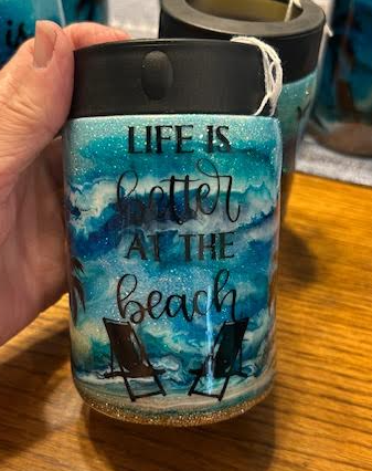 Life is Better at the Beach Epoxy Tumbler