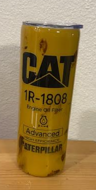 CAT Oil Filter Epoxy Tumbler