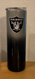 Football - Silver and Black Epoxy Tumbler