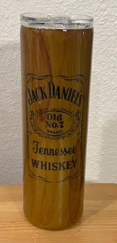 Jack Daniels Wood Grain Epoxy Tumbler