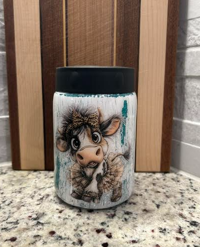 Highland Cow Epoxy Tumbler