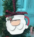 Santa Vintage Cocoa Mug Ornament
