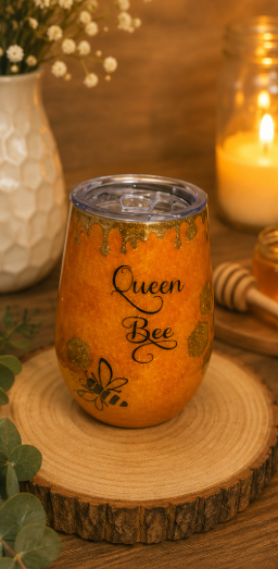 Queen Bee Epoxy Tumbler