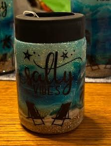 Salty Vibe Beach Epoxy Tumbler