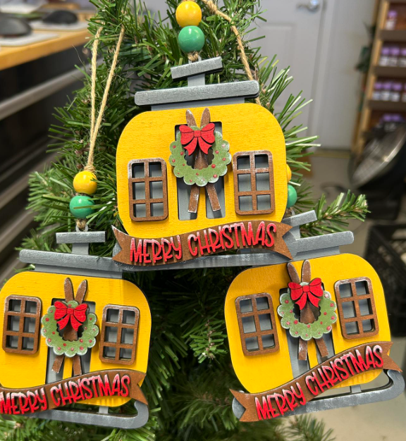 Gondola Wood Ornament