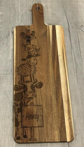 Charcuterie Board - "Howdy" Farm Animal Stack - XL Paddle