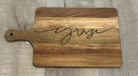 Charcuterie Board - "Graze" Large Paddle