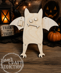 Bat Wood Blank - unfinished laser cut birch Halloween craft