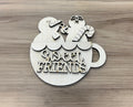 Sweet Friends Ornament Blank